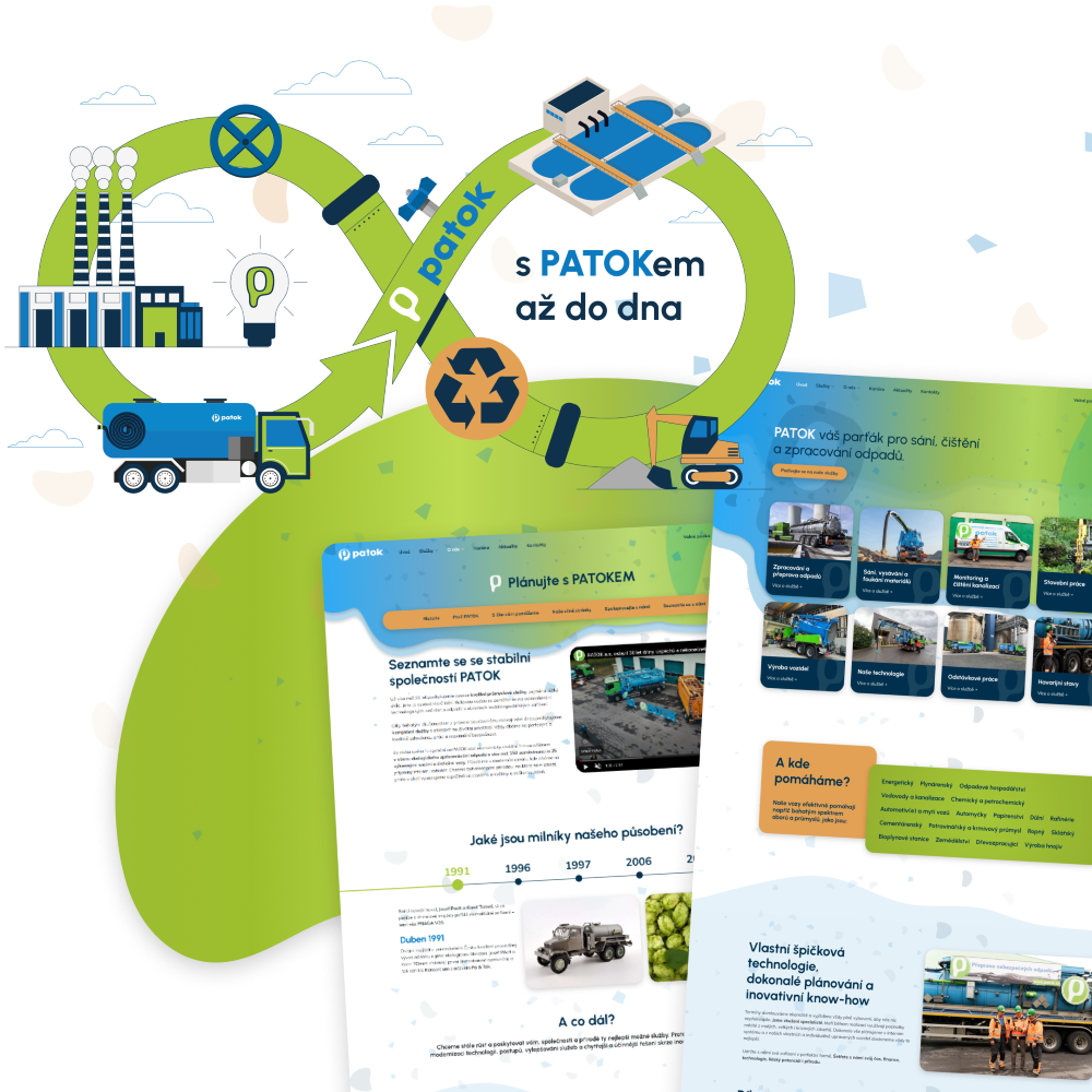 PATOK a.s./S PATOKem až do dna a s novým webem ještě efektivněji!